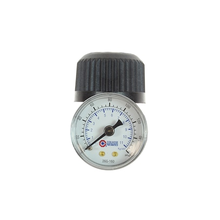 Coilhose Pneumatics 1/4" Economy Regulator w/Gauge ER02-G